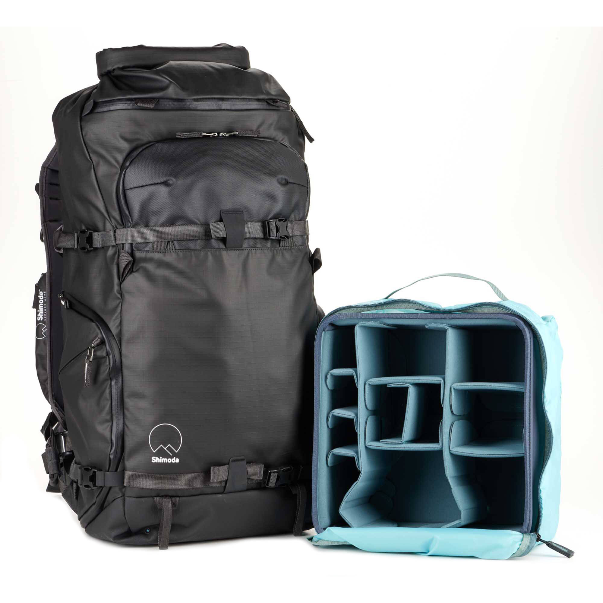 Shimoda Action X50 V2 Backpack with Core Unit and roll-top access

