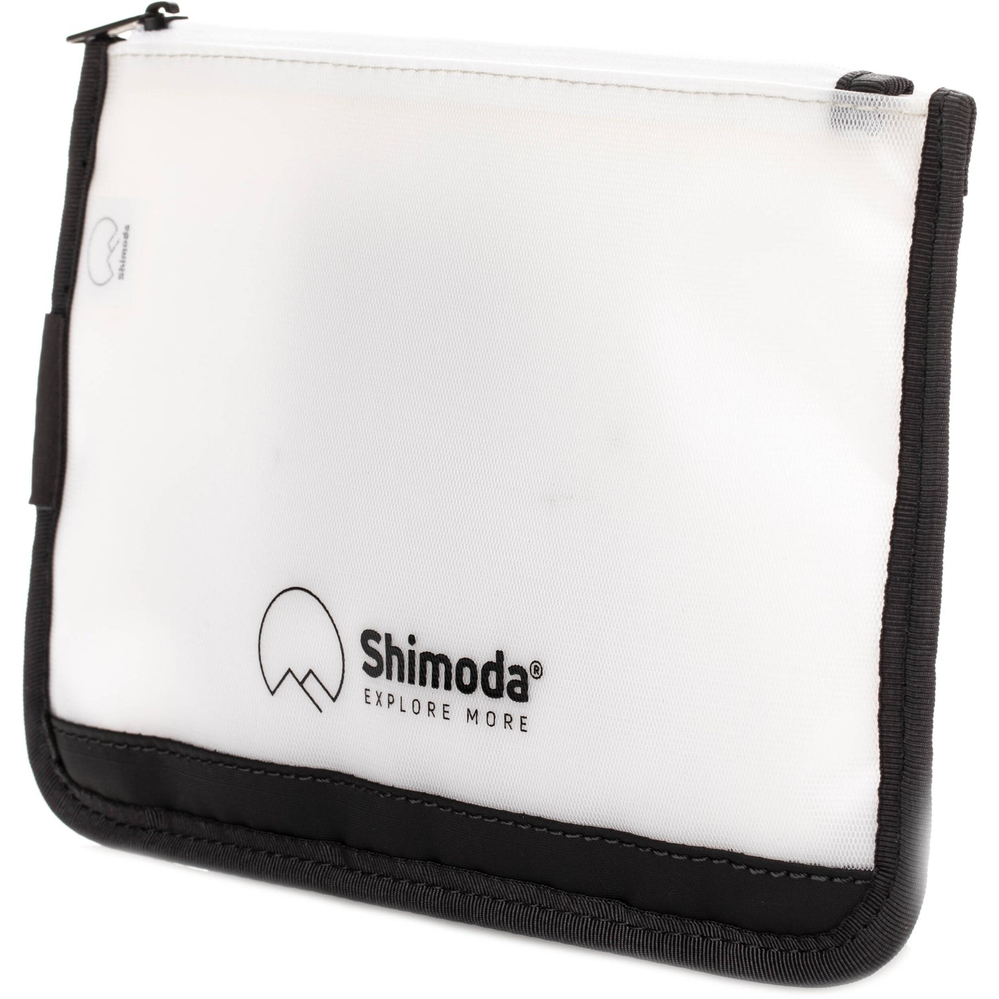 Shimoda Designs Travel Pouch Black with two zippered TPU sleeves
