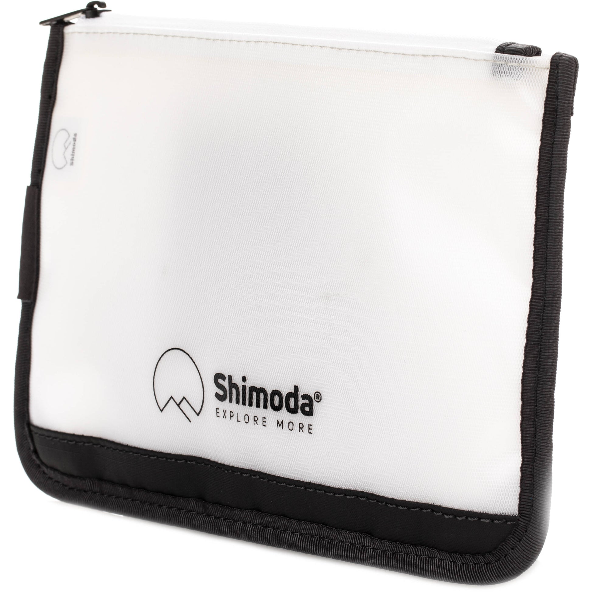 Shimoda Designs Travel Pouch Black with two zippered TPU sleeves
