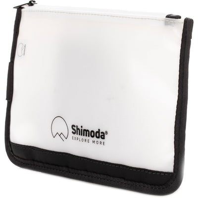 Shimoda Designs Travel Pouch Black with two zippered TPU sleeves

