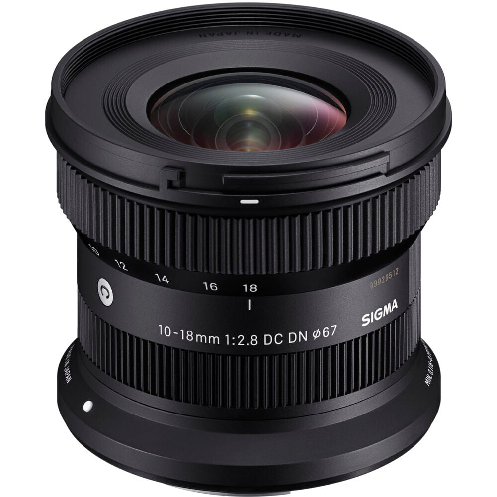SIGMA 10-18mm f2.8 dc dn Canon RFマウント Sigma 10-18mm f/2.8 DC DN Contemporary Lens for Canon RF