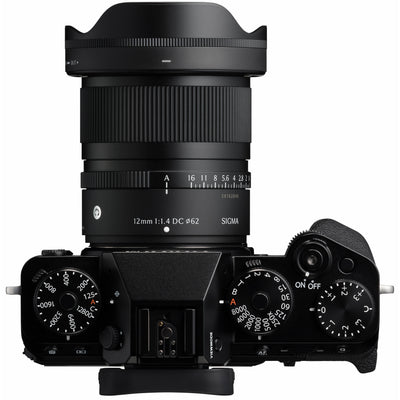 Sigma 12mm f/1.4 DC Contemporary ultra-wide-angle APS-C lens.