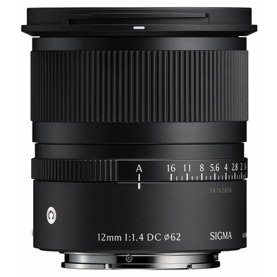 Sigma 12mm f/1.4 DC Contemporary ultra-wide-angle APS-C lens.