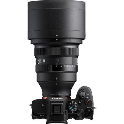 Telephoto Sigma 135mm f/1.4 DG Art lens for portraits with rich bokeh and high resolution

