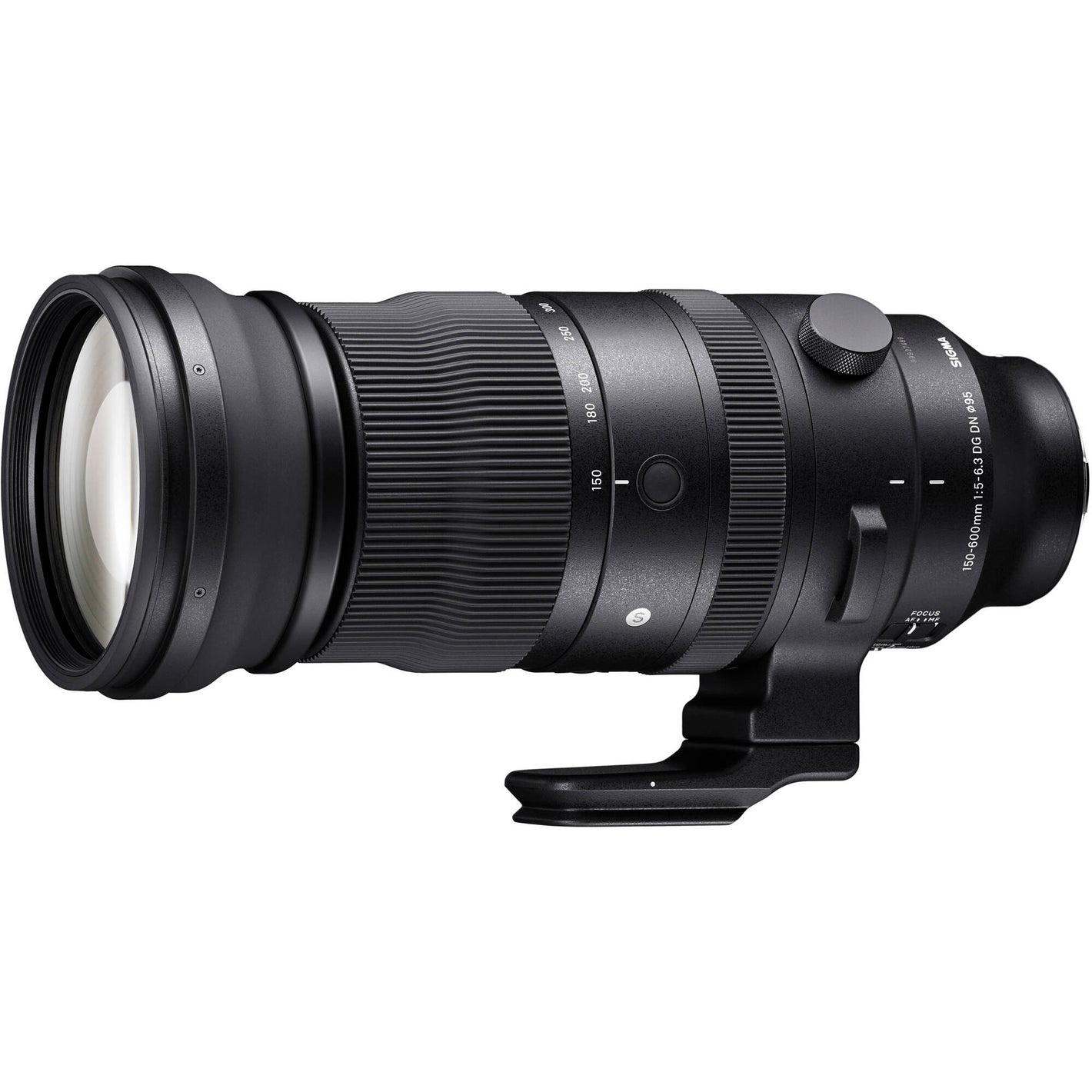 Camera lens on a white background