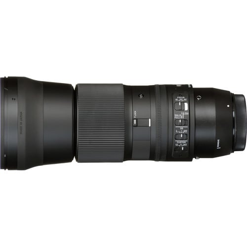 Camera lens on a white background