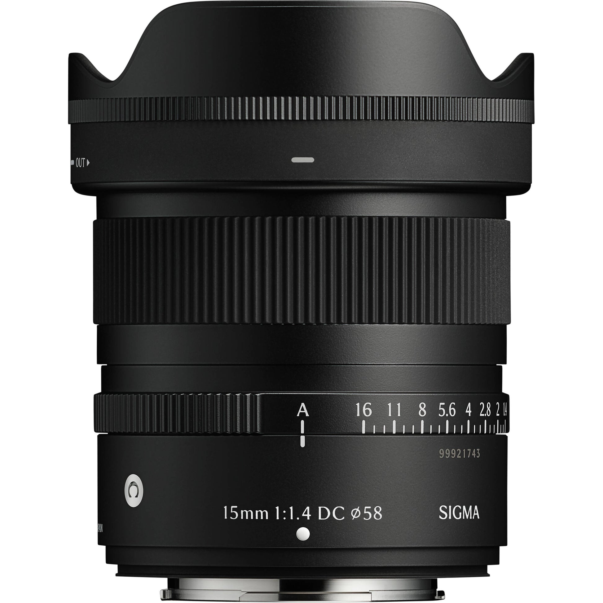 Sigma 15mm f/1.4 DC Contemporary lens