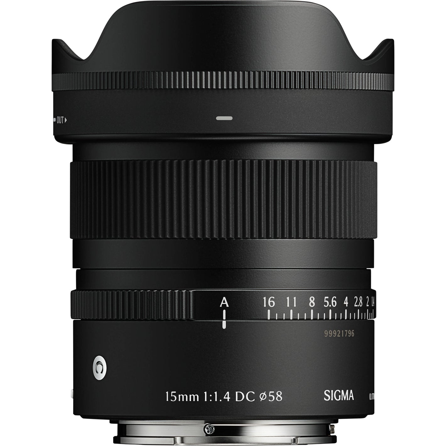 Sigma 15mm f/1.4 DC Contemporary lens
