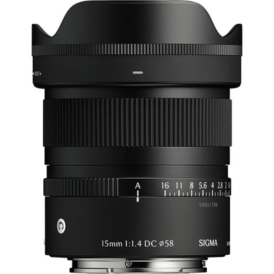 Sigma 15mm f/1.4 DC Contemporary lens
