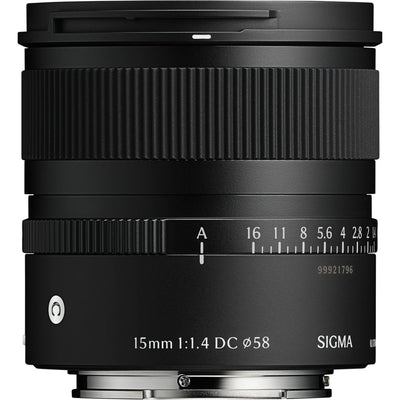 Sigma 15mm f/1.4 DC Contemporary lens
