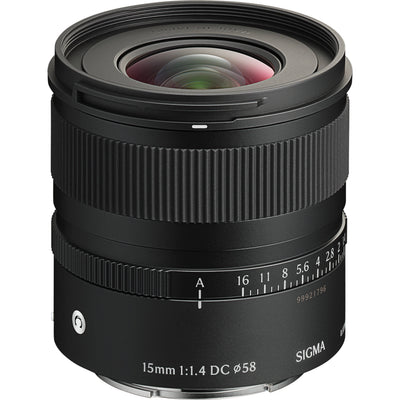 Sigma 15mm f/1.4 DC Contemporary lens

