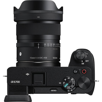 Sigma 15mm f/1.4 DC Contemporary lens
