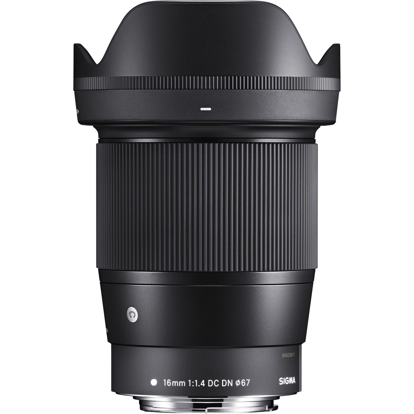 Sigma 16mm f/1.4 DC DN Contemporary lens for Canon EF-M mount mirrorless cameras.
