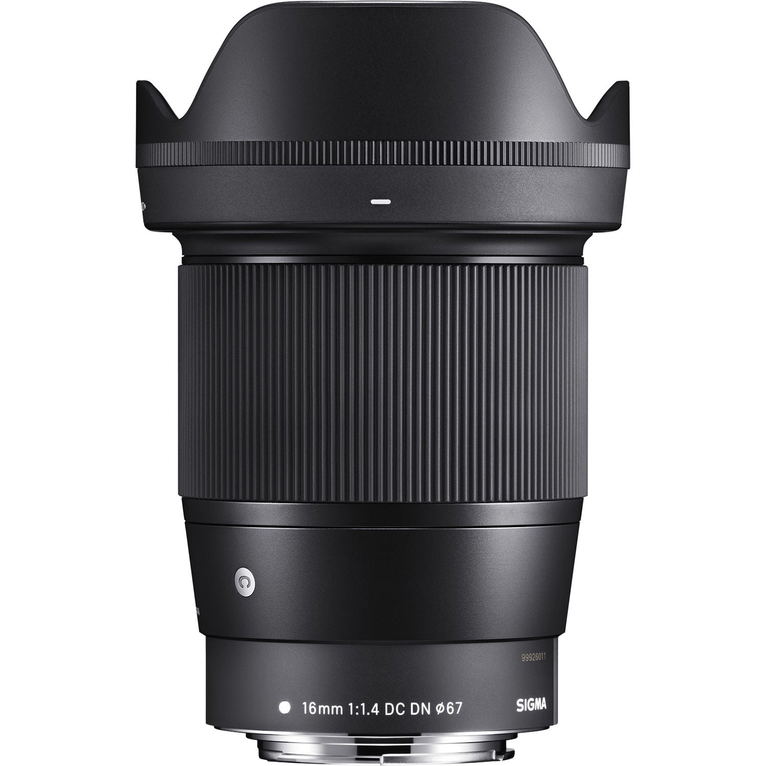 Sigma 16mm f/1.4 DC DN Contemporary lens for Canon EF-M mount mirrorless cameras.