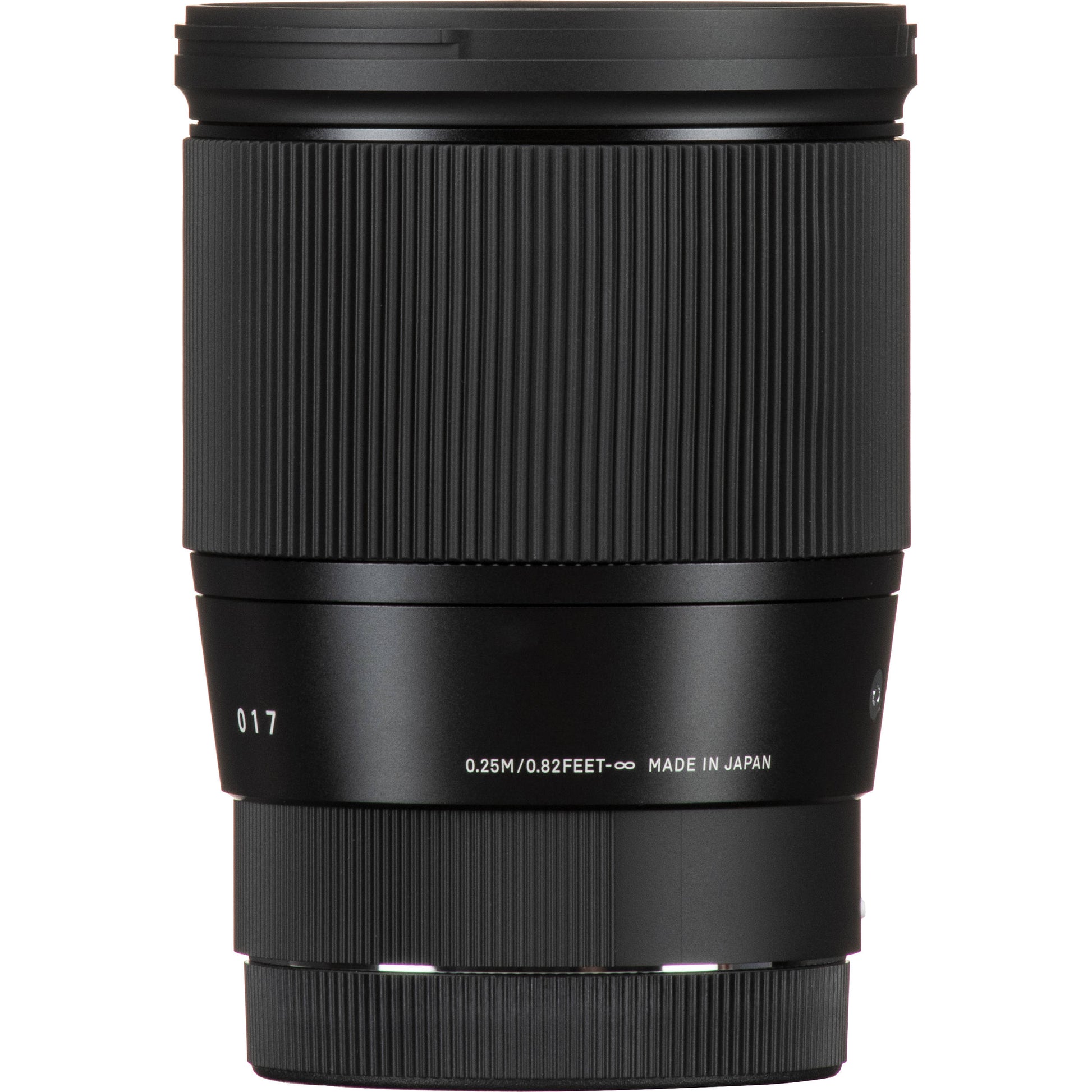 Sigma 16mm f/1.4 DC DN Contemporary lens for Canon EF-M mount mirrorless cameras.