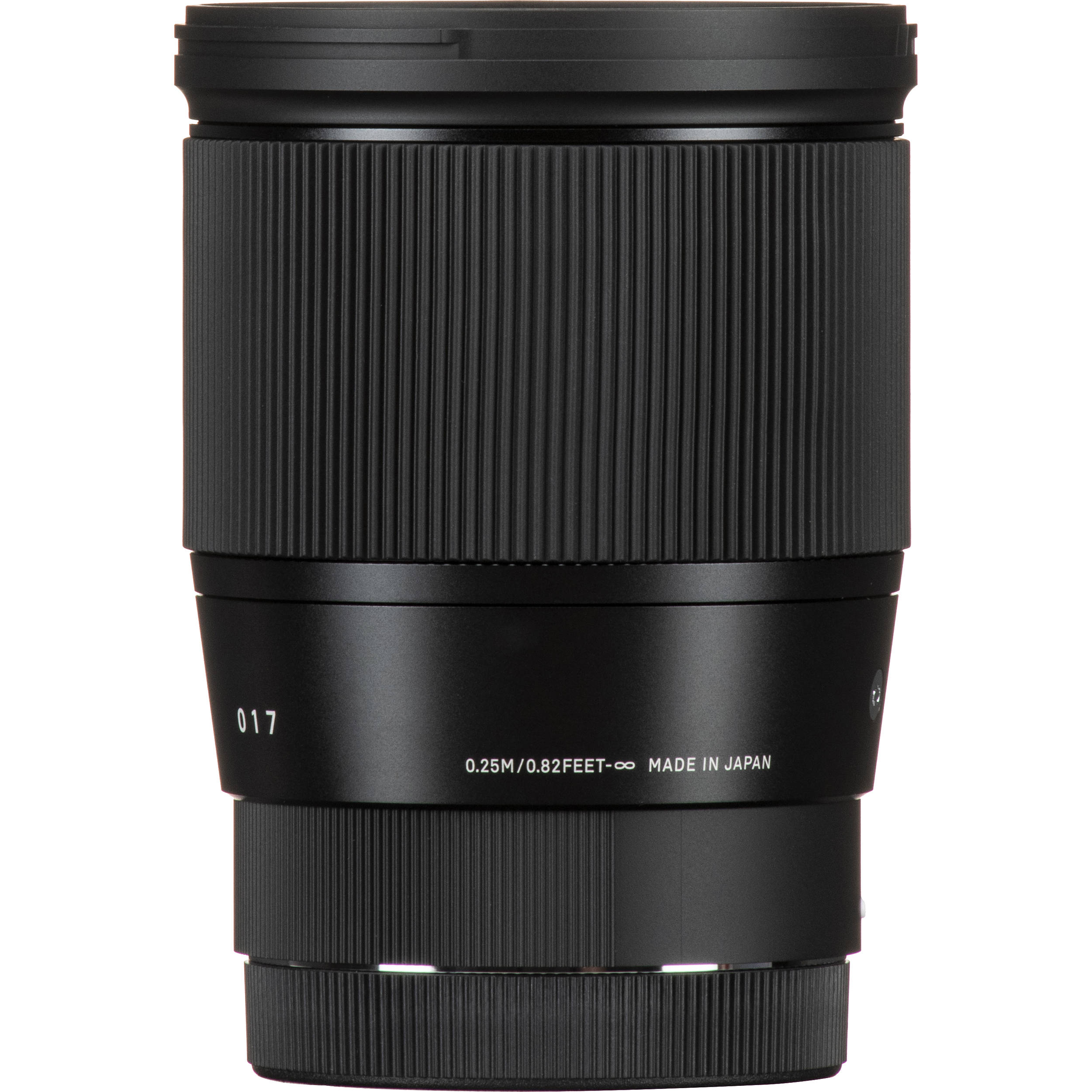 Sigma 16mm f/1.4 DC DN Contemporary lens for Canon EF-M mount mirrorless cameras.