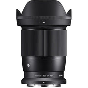 Sigma 16mm f/1.4 DC DN Contemporary lens for Nikon Z mount mirrorless cameras.
