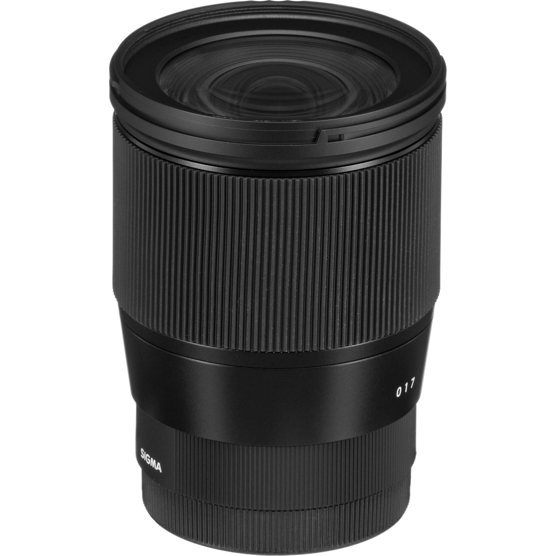 Sigma 16mm f/1.4 DC DN Contemporary lens for Sony E-mount mirrorless cameras.