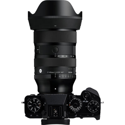 Sigma 17–40mm f/1.8 Art Lens with fast aperture