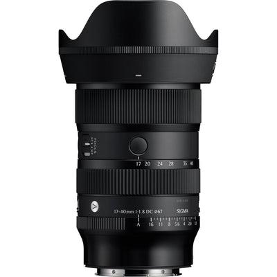 Sigma 17–40mm f/1.8 Art Lens with fast aperture