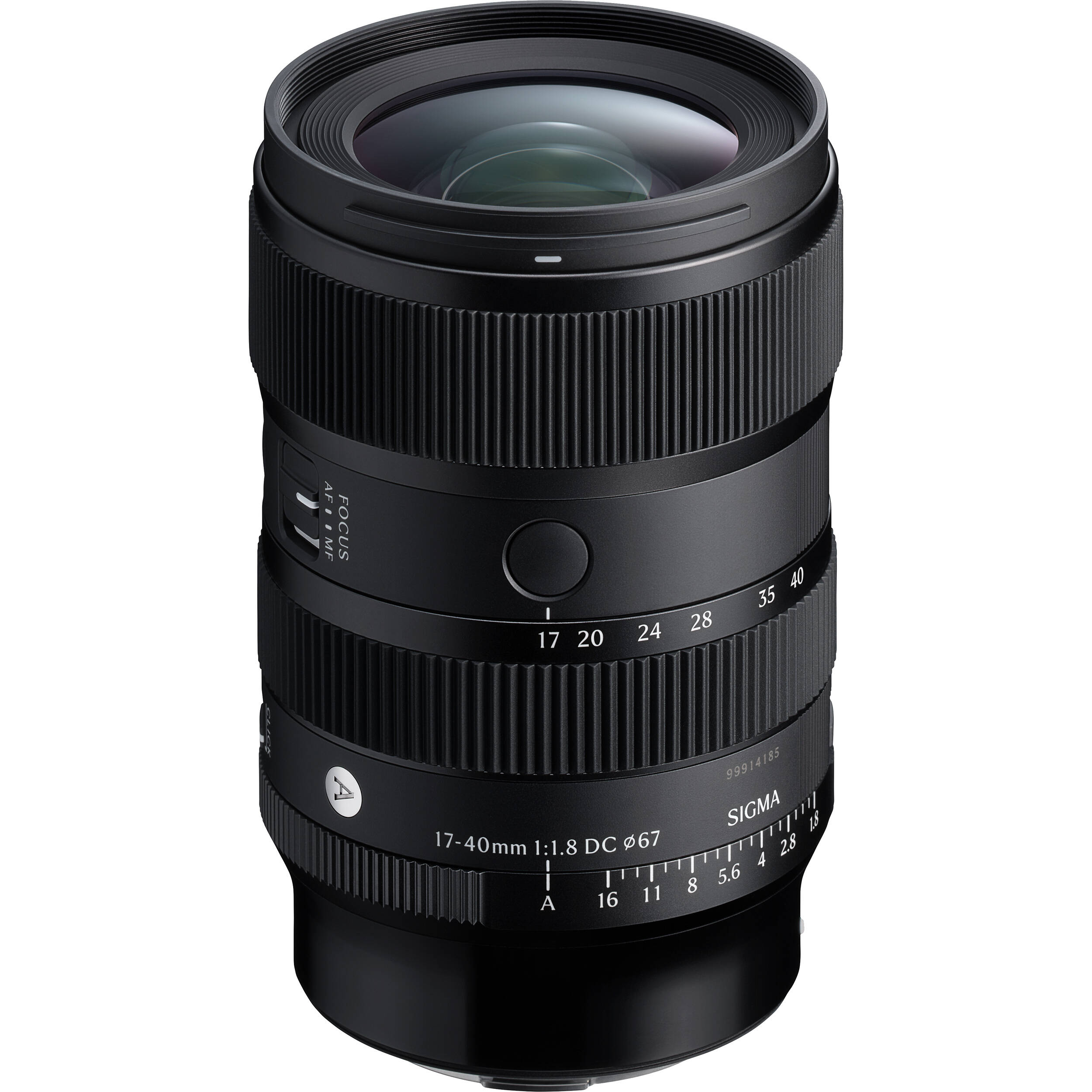 Sigma 17–40mm f/1.8 Art Lens with fast aperture