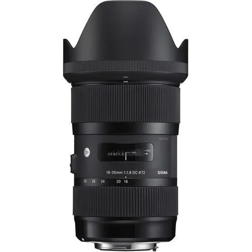 The Sigma 18-35mm f/1.8 DC HSM Lens for Canon is a zoom lens featuring a large fixed aperture and is perfect for low-light street photography. Buy now.