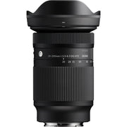 High-power versatile Sigma 20–200mm f/3.5–6.3 lens with compact design and fast autofocus.
