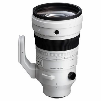 Sigma 200mm f/2 DG OS Sports lens for full-frame mirrorless cameras.