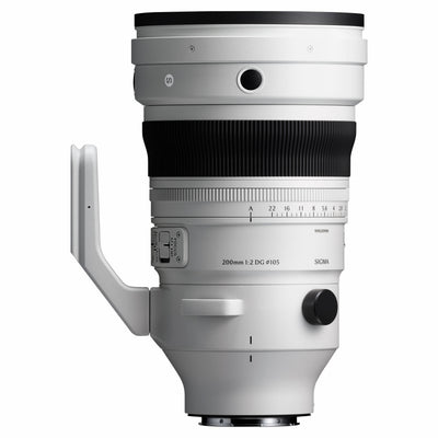 Sigma 200mm f/2 DG OS Sports lens for full-frame mirrorless cameras.