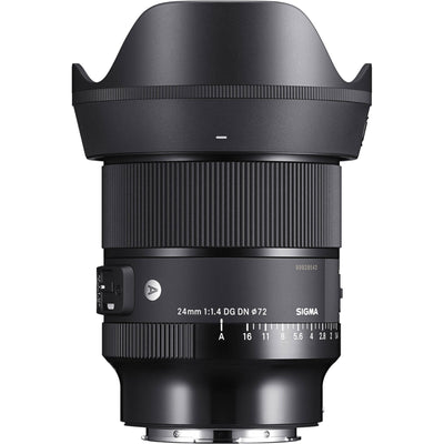 Sigma 24mm f/1.4 DG DN Art Lens for full-frame mirrorless cameras with wide-angle view and fast aperture