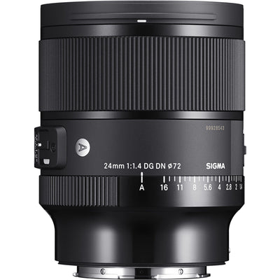 Sigma 24mm f/1.4 DG DN Art Lens for full-frame mirrorless cameras with wide-angle view and fast aperture