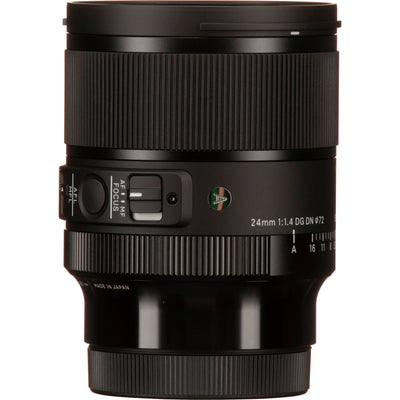 Sigma 24mm f/1.4 DG DN Art Lens for full-frame mirrorless cameras with wide-angle view and fast aperture