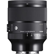 Sigma 24mm f/1.4 DG DN Art Lens for full-frame mirrorless cameras with wide-angle view and fast aperture