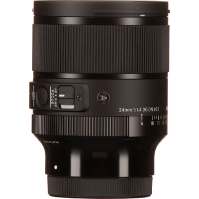 Sigma 24mm f/1.4 DG DN Art Lens for full-frame mirrorless cameras with wide-angle view and fast aperture
