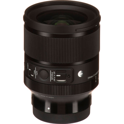Sigma 24mm f/1.4 DG DN Art Lens for full-frame mirrorless cameras with wide-angle view and fast aperture
