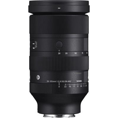Sigma 28-105mm f/2.8 DG DN Art Lens for Sony E – versatile zoom lens with constant f/2.8 aperture, ideal for portraits, events, and travel photography.