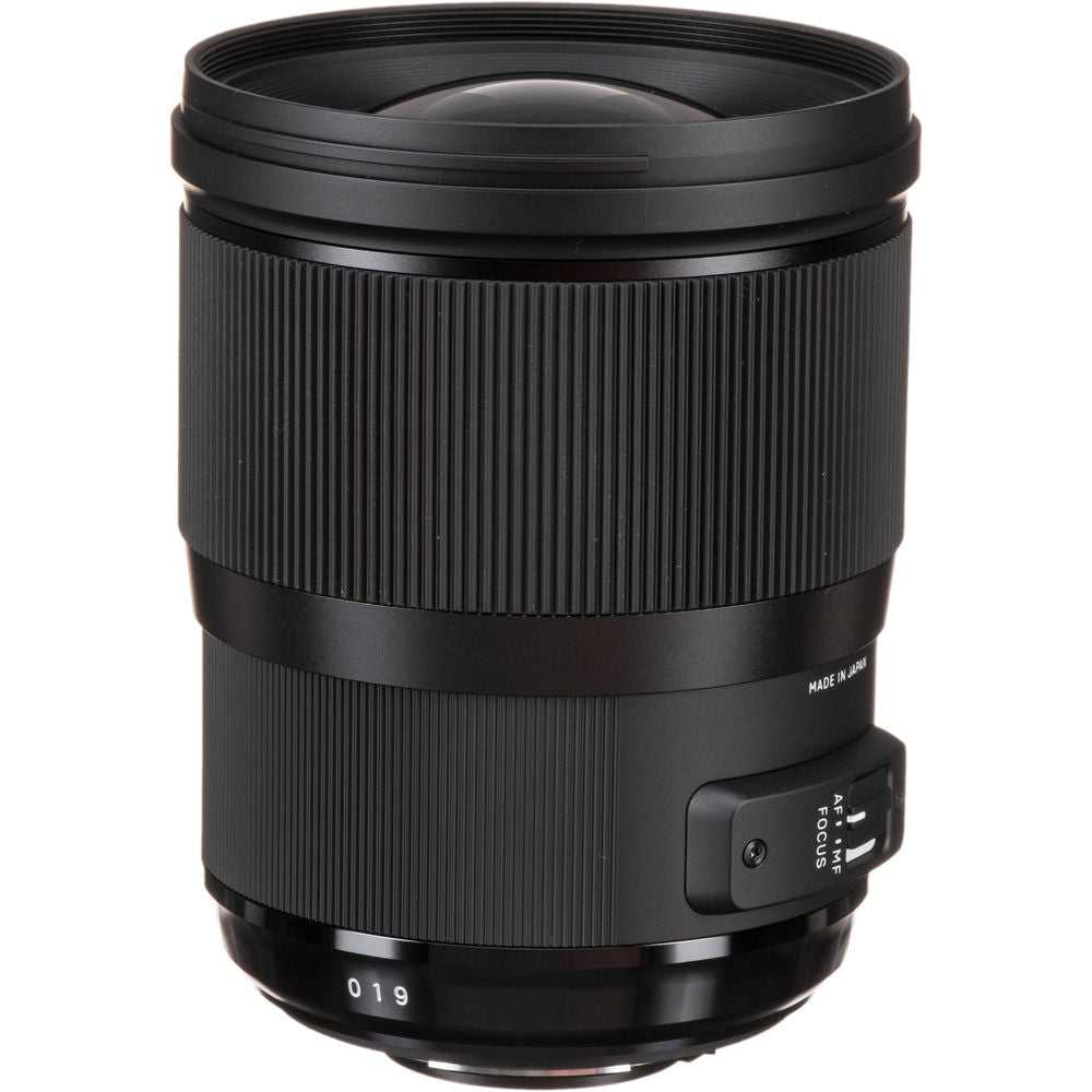 The Sigma 28mm f/1.4 DG HSM Art for Nikon F offers sharp, distortion-free wide-angle performance with a fast f/1.4 aperture and pro build quality.