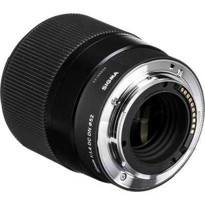 Sigma camera lens on a white background