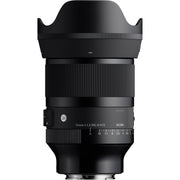 Sigma 35mm f/1.2 DG II Art lens showing compact design, fast autofocus, and large aperture.
