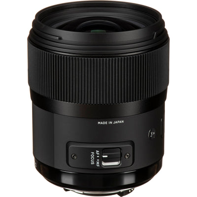 Sigma 35mm f/1.4 Art Lens for Nikon – wide-angle prime with f/1.4 aperture.