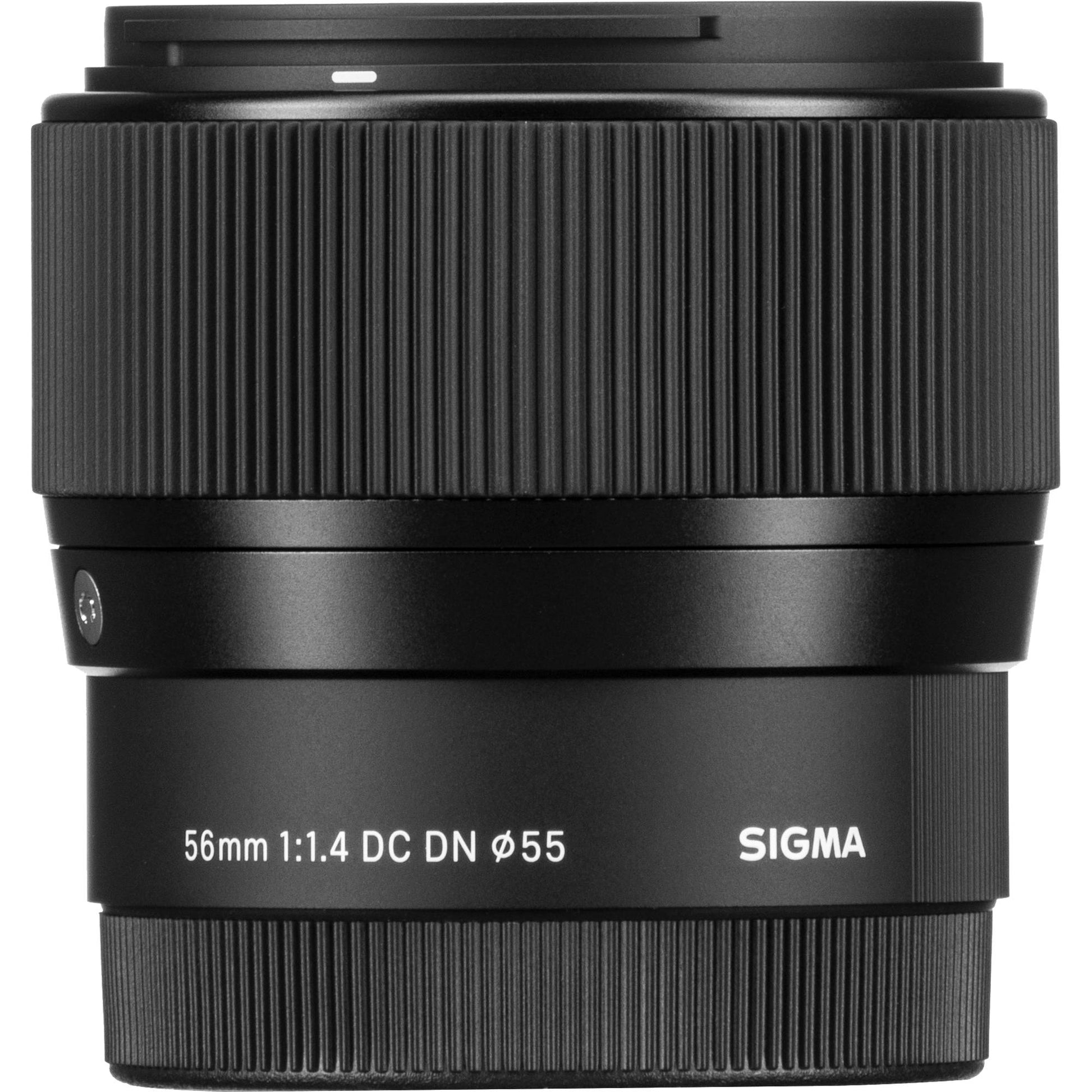 Sigma 56mm f/1.4 DC DN Contemporary Lens – fast prime lens with outstanding sharpness and beautiful bokeh, ideal for portraits and low-light shooting.
