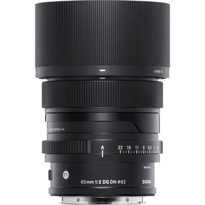 Sigma 65mm f/2 DG DN Contemporary Lens for Leica L – a compact, high-performance prime lens offering exceptional sharpness, refined optical rendering, and smooth bokeh, well-suited for portraiture and general-purpose photography.