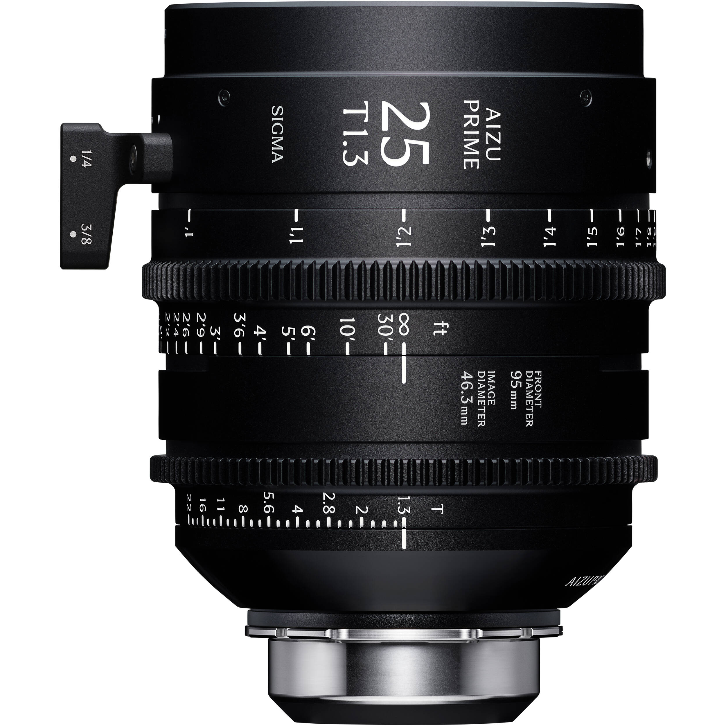 Sigma Aizu Prime T1.3 LF Cinema Lens ARRI PL compact large-format cine lens with fast aperture.