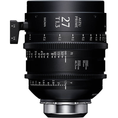 Sigma Aizu Prime T1.3 LF Cinema Lens ARRI PL compact large-format cine lens with fast aperture.