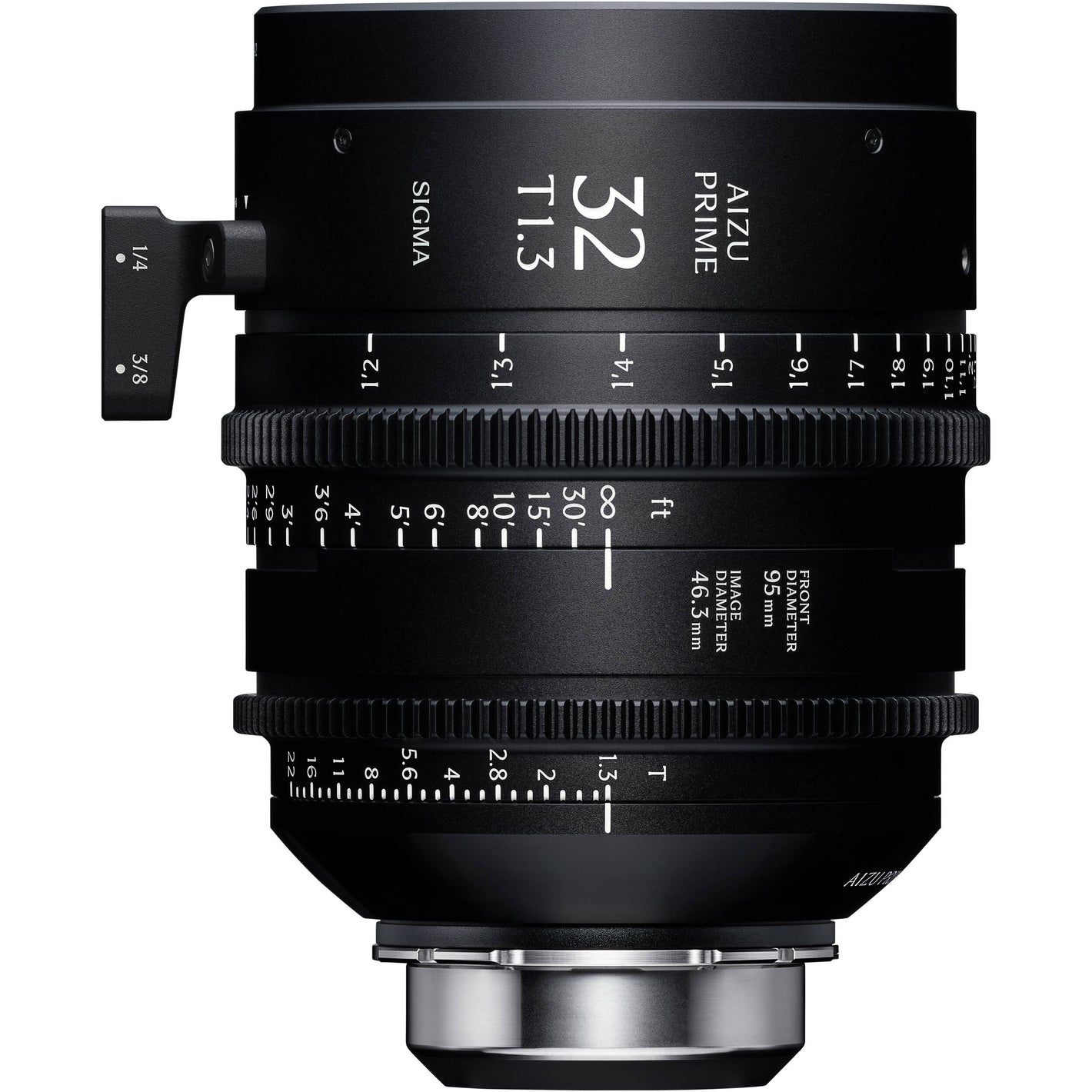 Sigma Aizu Prime T1.3 LF cinema lens for Sony E with fast aperture, large-format coverage, compact design, and advanced metadata support.