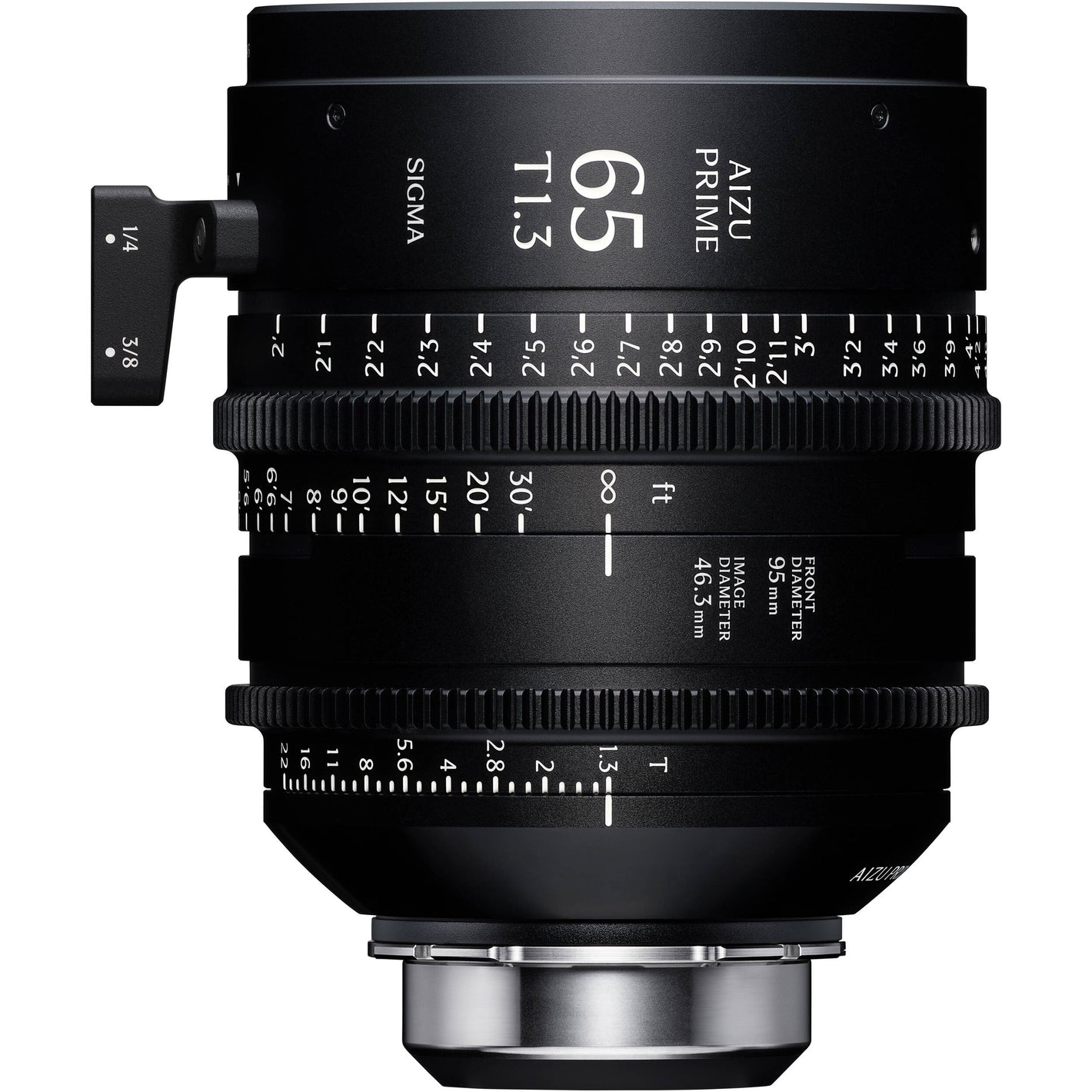Sigma Aizu Prime T1.3 LF Cinema Lens ARRI PL compact large-format cine lens with fast aperture.