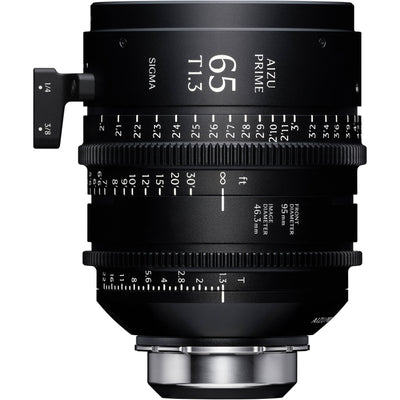 Sigma Aizu Prime T1.3 LF Cinema Lens ARRI PL compact large-format cine lens with fast aperture.