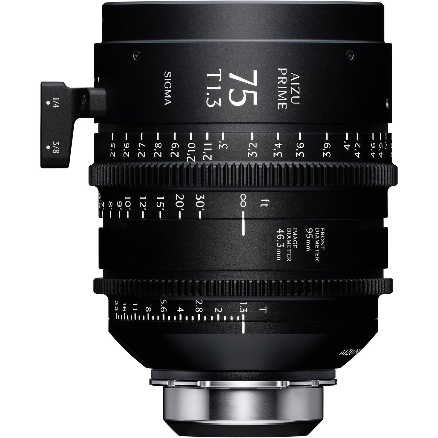 Sigma Aizu Prime T1.3 LF Cinema Lens ARRI PL compact large-format cine lens with fast aperture.