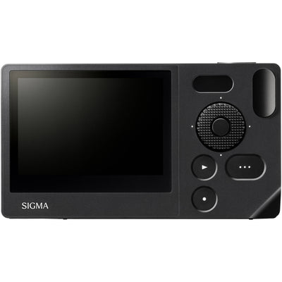 Sigma BF Mirrorless Camera in black featuring 24.6MP full-frame back-illuminated CMOS sensor, L-mount, 230GB internal storage, 6K 30fps and Full HD 120fps video recording, hybrid autofocus system, ISO 100-102400, 3.15" touchscreen, and L-Log color grading support