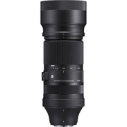 Sigma 100-400mm f/5-6.3 DG DN telephoto zoom lens for full-frame mirrorless cameras with contemporary design.